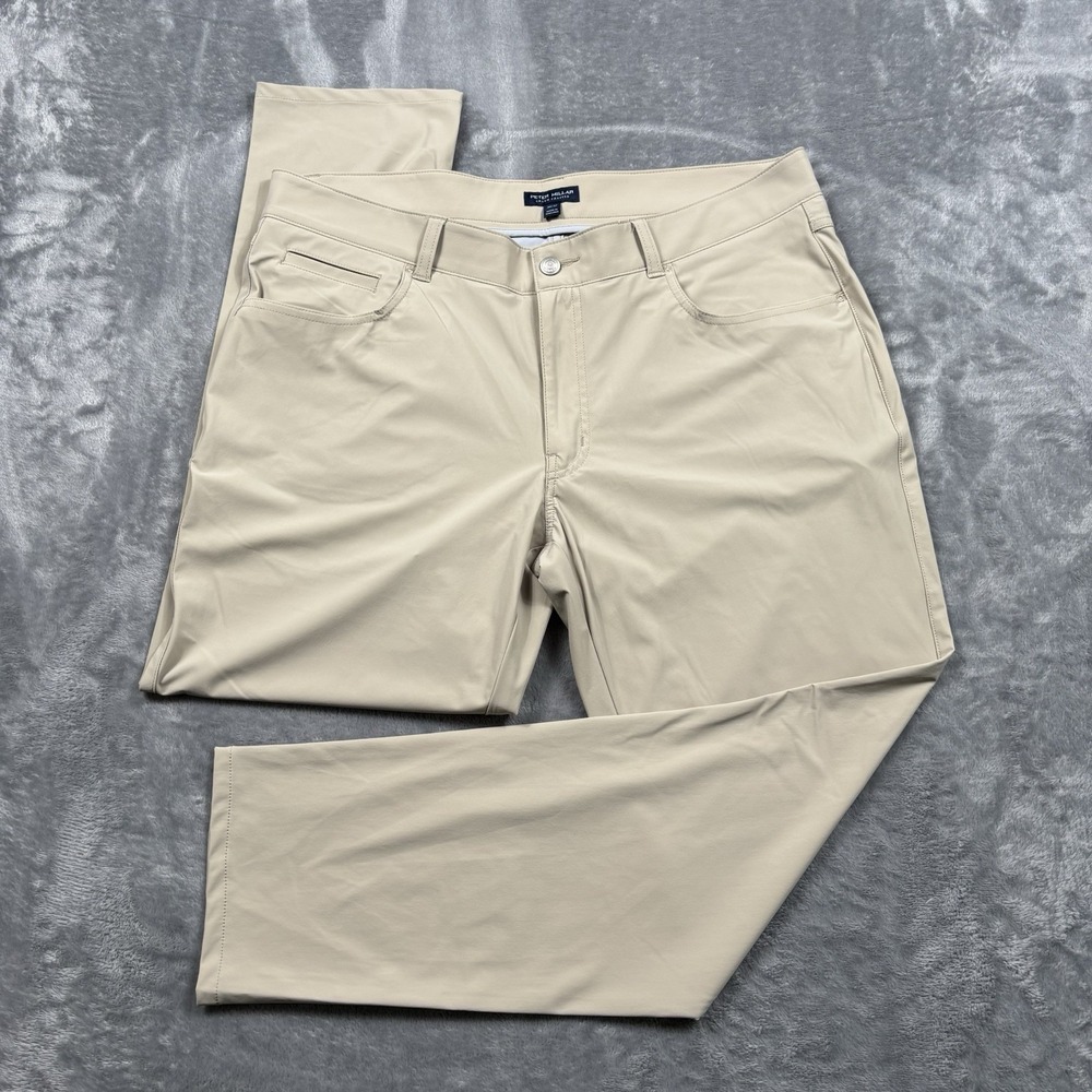 Peter Millar Bingham Tailored Fit Pants Men Size 38x29 Preppy Old Money Golf
